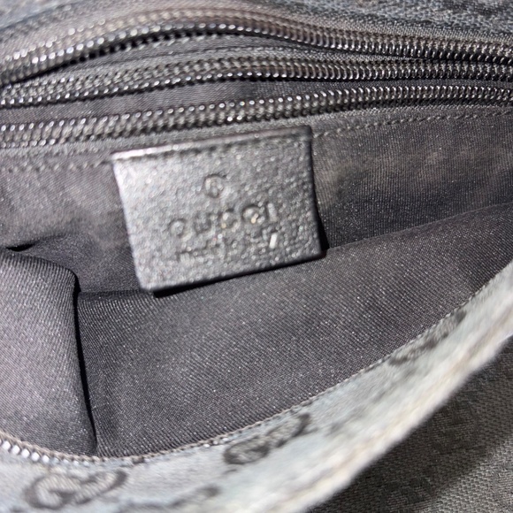 Gucci Pre-owned Gg Shelly Line Cross Body Shoulder Bag In Black, Red, Green - Picture 8 of 16